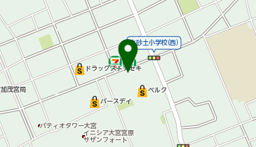 CHARGESPOT(チャージスポット)ウエルシア さいたま宮原ベルク店の地図画像