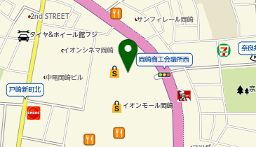 CHARGESPOT(チャージスポット)保険見直し本舗 イオンスタイル岡崎店の地図画像