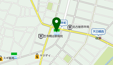 CHARGESPOT(チャージスポット)ファミリーマート 新赤坪店の地図画像