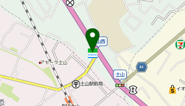 CHARGESPOT(チャージスポット)ファミリーマート 土山西店の地図画像