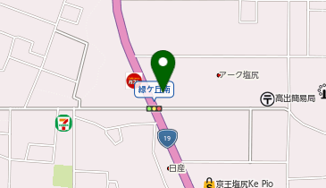 CHARGESPOT(チャージスポット)ファミリーマート 塩尻緑ヶ丘南店の地図画像