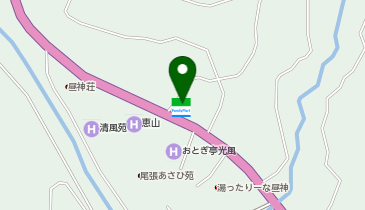 CHARGESPOT(チャージスポット)ファミリーマート 信州昼神店の地図画像