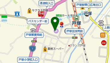 CHARGESPOT(チャージスポット)スシロー 戸塚駅前店の地図画像