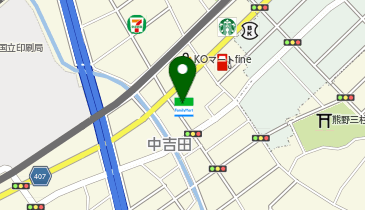 CHARGESPOT(チャージスポット)ファミリーマート 静岡中吉田店の地図画像