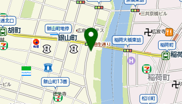 CHARGESPOT(チャージスポット)ローソン 広島稲荷大橋店の地図画像