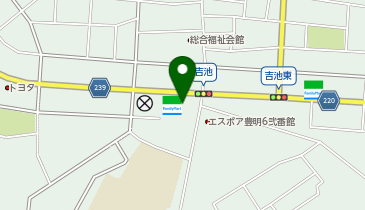 CHARGESPOT(チャージスポット)ファミリーマート 豊明新田町店の地図画像