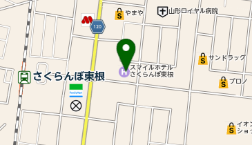 CHARGESPOT(チャージスポット)ホテルBBファスト さくらんぼ東根の地図画像