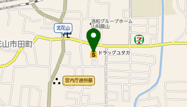 CHARGESPOT(チャージスポット)ドラッグユタカ 山科北花山店の地図画像