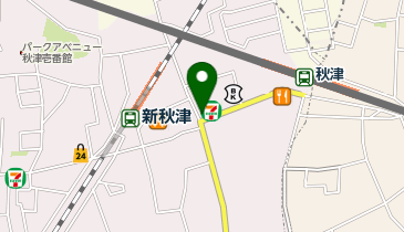 CHARGESPOT(チャージスポット)宝くじロトハウス 秋津店の地図画像