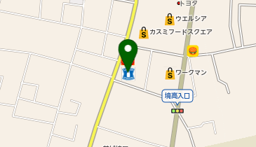 CHARGESPOT(チャージスポット)ローソン 境町店の地図画像