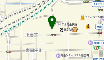 CHARGESPOT(チャージスポット)アパホテル(岡山駅前)の地図画像