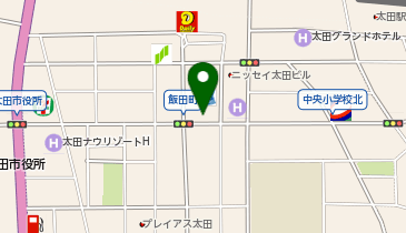 CHARGESPOT(チャージスポット)ローソン 太田駅南口店の地図画像