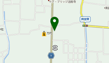 CHARGESPOT(チャージスポット)chocoZAP 法隆寺の地図画像