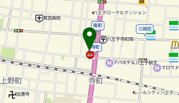 CHARGESPOT(チャージスポット)ガスト 八王子寺町の地図画像