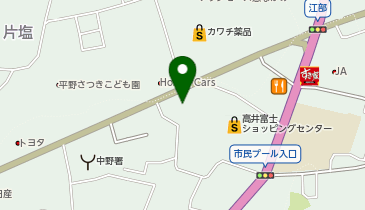 CHARGESPOT(チャージスポット)ファミリーマート 信州中野江部店の地図画像