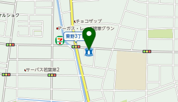 CHARGESPOT(チャージスポット)ローソン 熊本東野三丁目店の地図画像