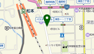 CHARGESPOT(チャージスポット)松本つなぐ横丁の地図画像