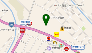CHARGESPOT(チャージスポット)ウエルシア 香取佐原店の地図画像
