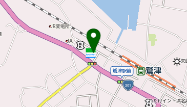 CHARGESPOT(チャージスポット)ファミリーマート 鷲津駅前店の地図画像