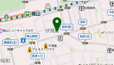 CHARGESPOT(チャージスポット)や台ずし 福山町2号店の地図画像