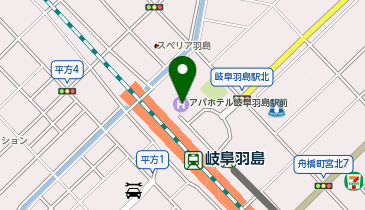 CHARGESPOT(チャージスポット)アパホテル(岐阜羽島駅前)の地図画像