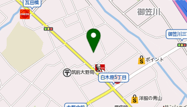 CHARGESPOT(チャージスポット)HINODE 大野城店の地図画像