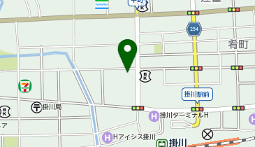 CHARGESPOT(チャージスポット)ホテルリブマックス 掛川駅前の地図画像