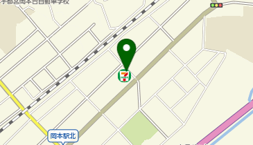 ChargeSPOT セブン-イレブン 河内下岡本店の地図画像