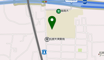 CHARGESPOT(チャージスポット)学校法人 阪南大学 本キャンパス1号館 1Fの地図画像