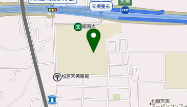 CHARGESPOT(チャージスポット)学校法人 阪南大学 本キャンパス 50周年記念館 1Fの地図画像