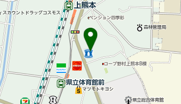 ChargeSPOT ローソン 上熊本一丁目店の地図画像