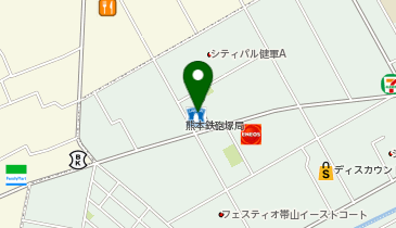 ChargeSPOT ローソン 熊本健軍町店の地図画像