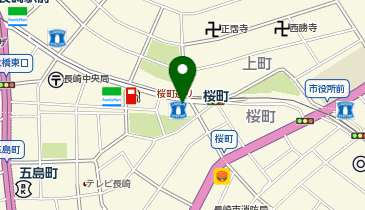 ChargeSPOT ローソン 長崎桜町店の地図画像