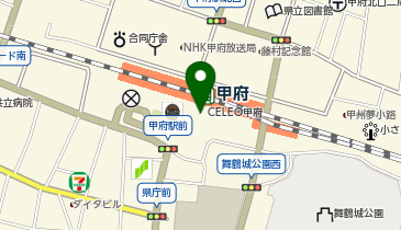 ChargeSPOT ファミリーマート セレオ甲府店の地図画像