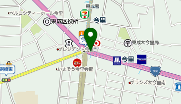 CHARGESPOT(チャージスポット)Osaka Metro 今里駅(千日前線 今里駅中改札外)の地図画像