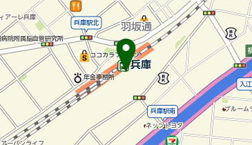CHARGESPOT(チャージスポット)ヴィドフランス 兵庫店の地図画像