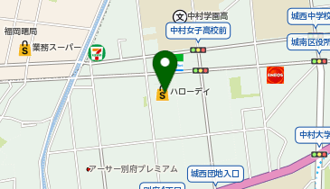 CHARGESPOT(チャージスポット)大賀薬局 別府の地図画像