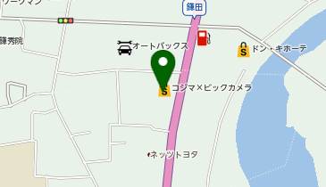 CHARGESPOT(チャージスポット)コジマ&times;ビックカメラ 福島店の地図画像