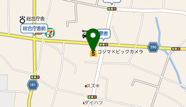 CHARGESPOT(チャージスポット)コジマ&times;ビックカメラ 富士店の地図画像