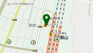 ChargeSPOT セブン-イレブン 郡山駅前店の地図画像