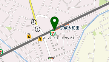 CHARGESPOT(チャージスポット)京成電鉄 京成大和田駅(改札内 コンコース)の地図画像