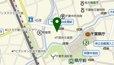ChargeSPOT セブン-イレブン 千葉中央4丁目店の地図画像