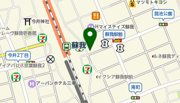 CHARGESPOT(チャージスポット)ウェンディーズ・ファーストキッチン 蘇我駅前店の地図画像