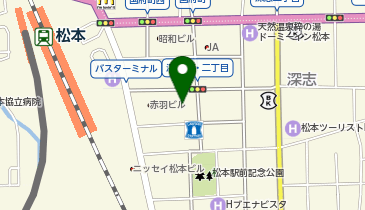 CHARGESPOT(チャージスポット)MARUZEN 松本店の地図画像