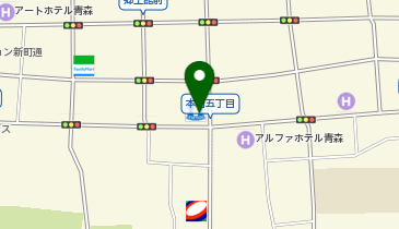 CHARGESPOT(チャージスポット)ローソン 青森本町店の地図画像