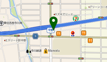 CHARGESPOT(チャージスポット)chocoZAP 東住吉中野の地図画像