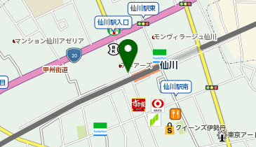 ChargeSPOT ローソン 仙川駅前店の地図画像