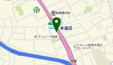 CHARGESPOT(チャージスポット)セブン-イレブン 板橋本蓮沼駅前店の地図画像