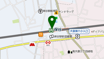 CHARGESPOT(チャージスポット)西武鉄道 保谷駅(改札内)の地図画像