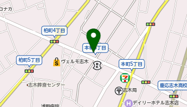 CHARGESPOT(チャージスポット)chocoZAP 志木本町の地図画像